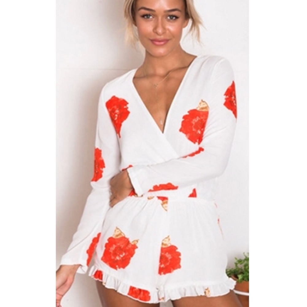 Floral romper - Picture 1 of 4